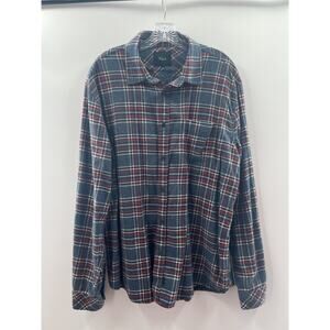 Rails Men’s Long Sleeve Flannel Sussex Button Down Shirt Midnight Brick Cream XL